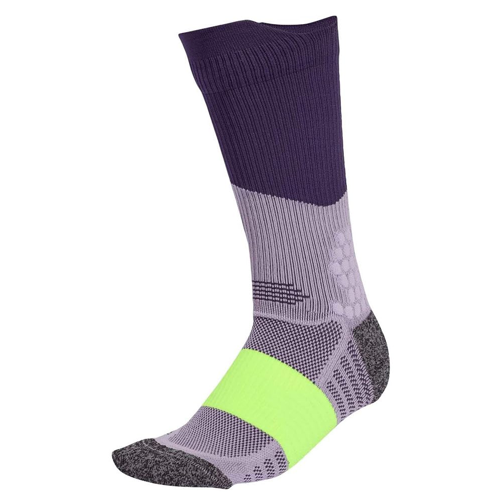 adidas Unisex RUNxBOOST Sock 1PP, powder plum/aurora plum/solar yellow, 8.5-10