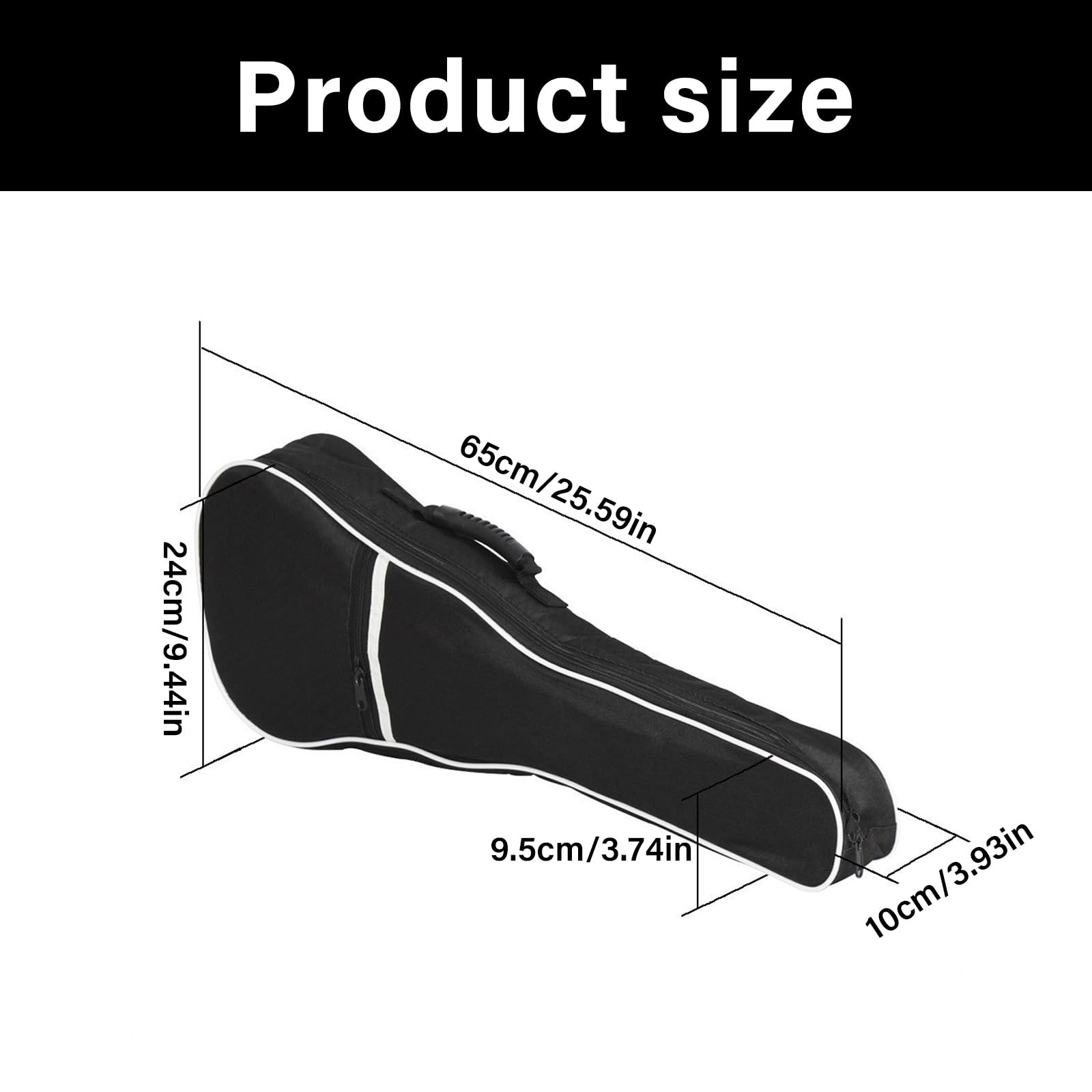 Duradera funda para ukelele, cómoda, resistente al agua, bolsa pesada para accesorios de música, organización de conciertos, bolsa de almacenamiento