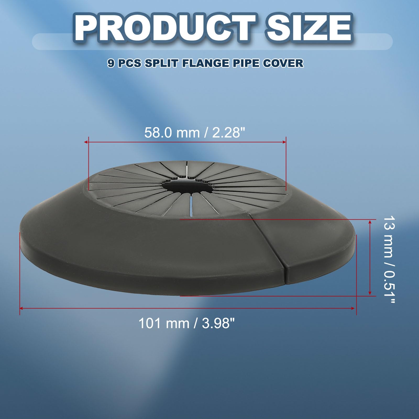 PATIKIL 58mm Plumbing Cover Plates - Image 2
