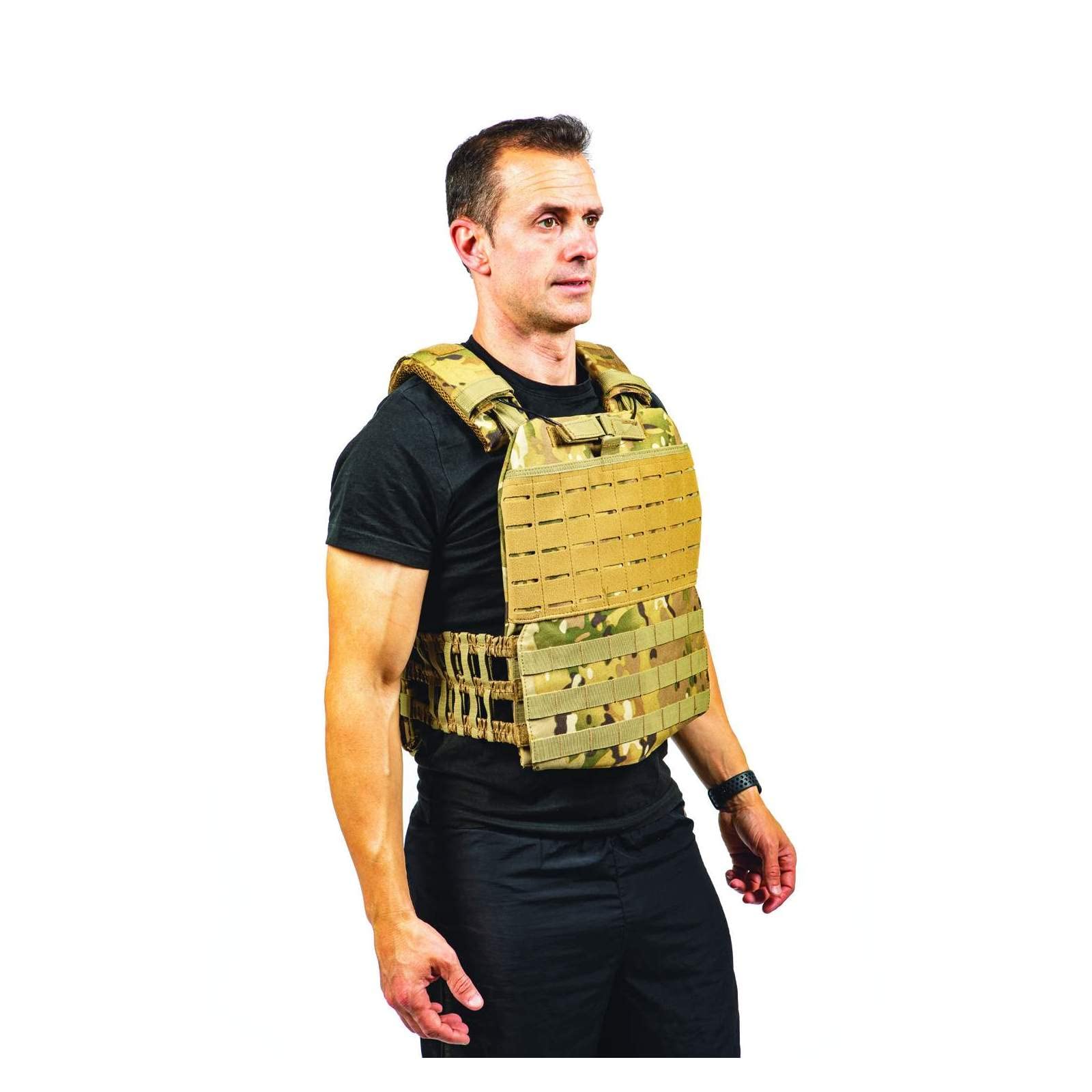 Chaleco lastrado musculación PRO - Camouflage