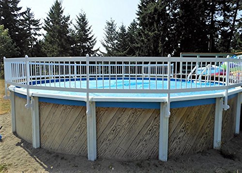 Premium Guard above Ground Pool Safety Fence Kit-B 3 Brace Spans (Add-on Kit)