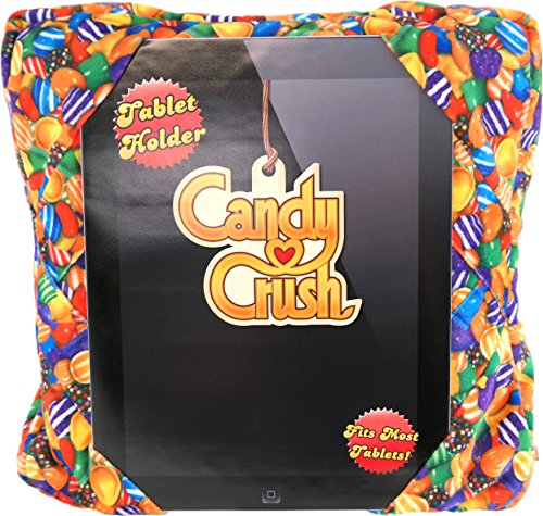 Candy Crush Candy Pattern Plush Tablet Holder