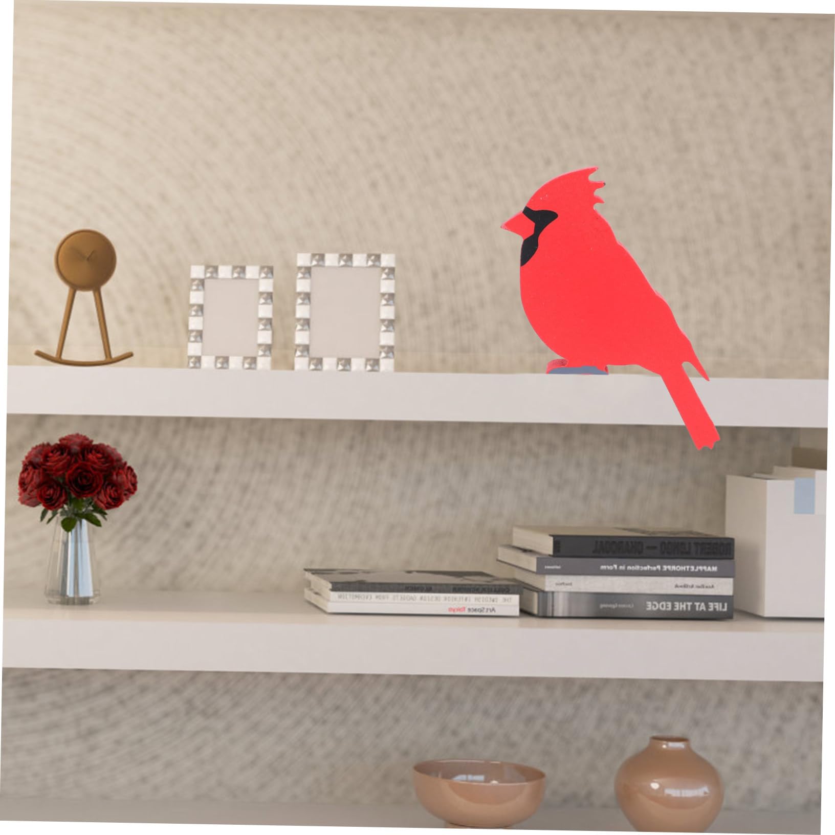 STOBAZA 32pezzi Decorazioni Natalizie Legno Forma Di Uccellini Ornamenti Da Appendere Per Albero Di Natale Decorazioni Festive Per La Casa Design Creativo e Delicato Perfetti Per Amanti