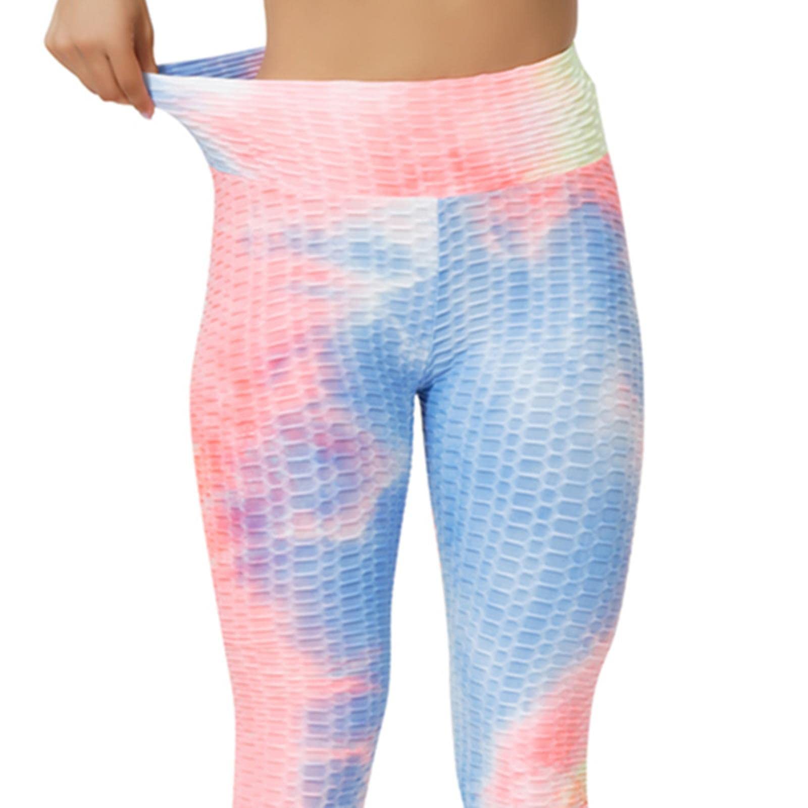 HANFBIO Pantalones de yoga de cintura alta, leggings de entrenamiento para mujer, ropa de gimnasio, antipush up, mallas deportivas