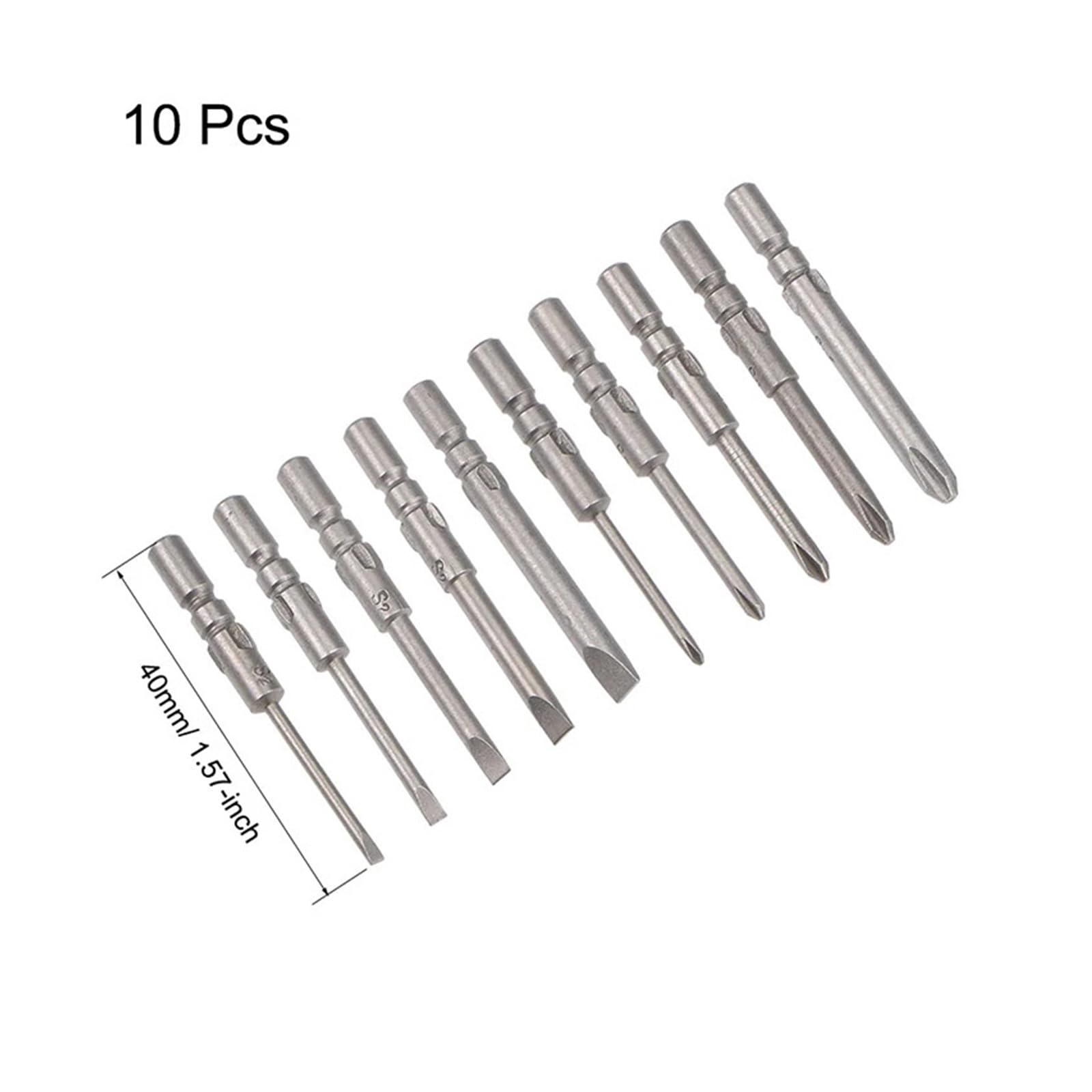 10 Uds destornillador broca destornillador magnético 40mm