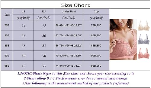 Miniatura 5 de Cool S Side Push Up Bra 46A Bra Lace Top Ebb to Street Dupe Black Pink Top Padded Breastfeeding Bra Early D