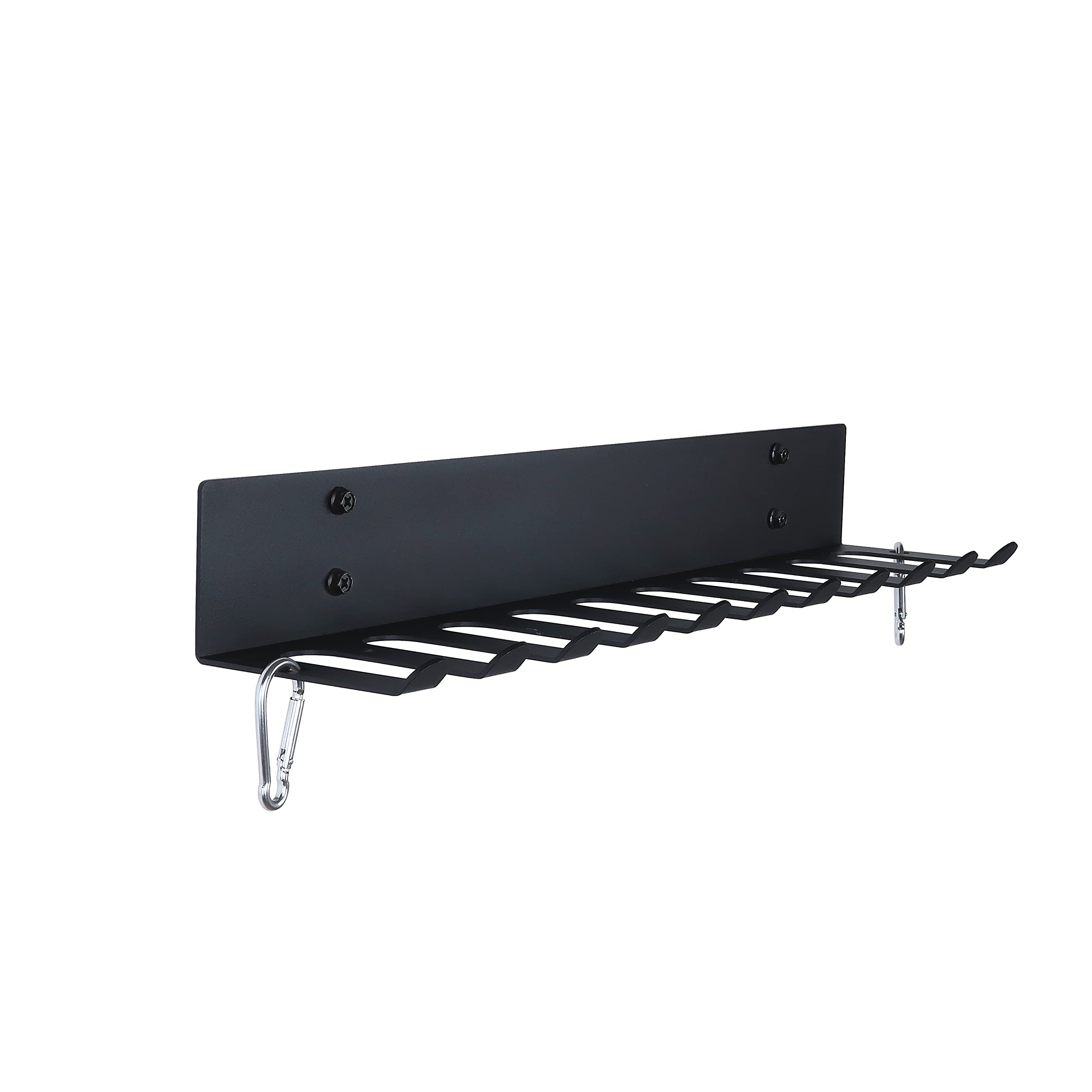 Estante de almacenamiento de fitness: soporte de pared para bandas de resistencia, soporte para pesas, resistente estante de almacenamiento de gimnasio en casa para equipos de fitness, bandas