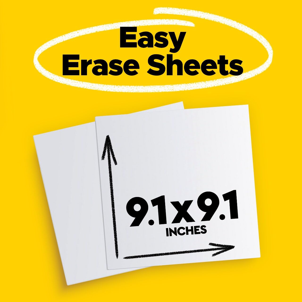 Post-it Easy Erase Permanentmarker, Whiteboard-Oberfläche, 23,1 x 23,1 cm