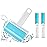 Sticky Lint Roller 3 Pack, Reusable Washable Lint Roller Pet Hair Remover Include Large and Small Size Cleaner for Clothes, Pet Hairs, Carseats