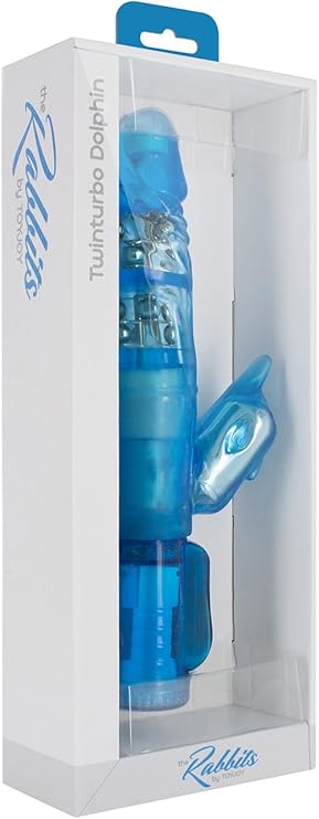 ToyJoy Twinturbo Dolphin Vibrador Azul - 431 gr : TOYJOY ...