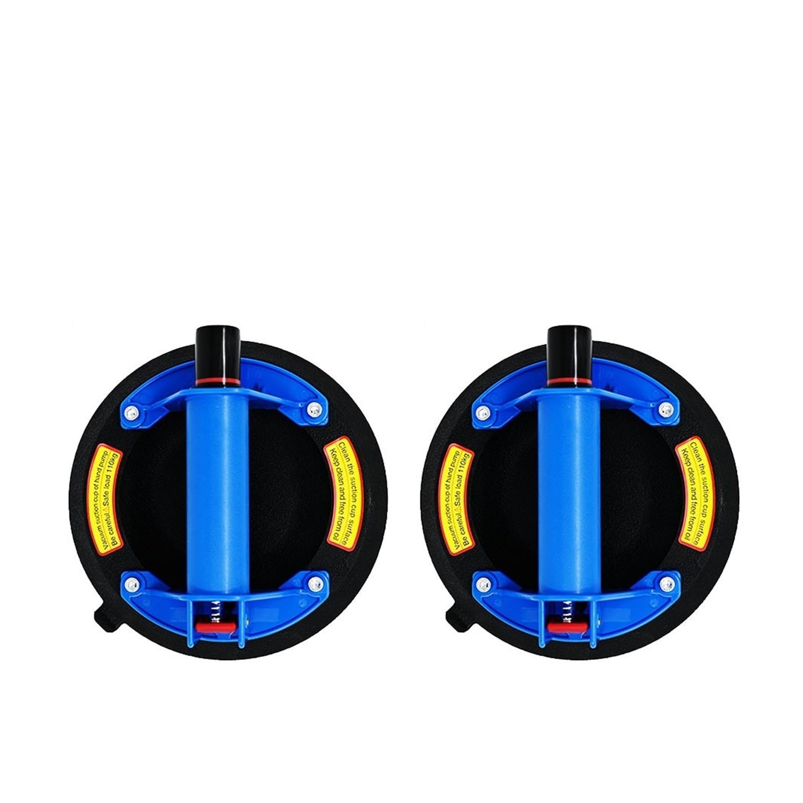 Ventosa de vidrio de 8 pulgadas, paquete de 2 ventosas de vacío for levantar vidrio grande, herramienta de ventosa de azulejo resistente, ventosa Industrial
