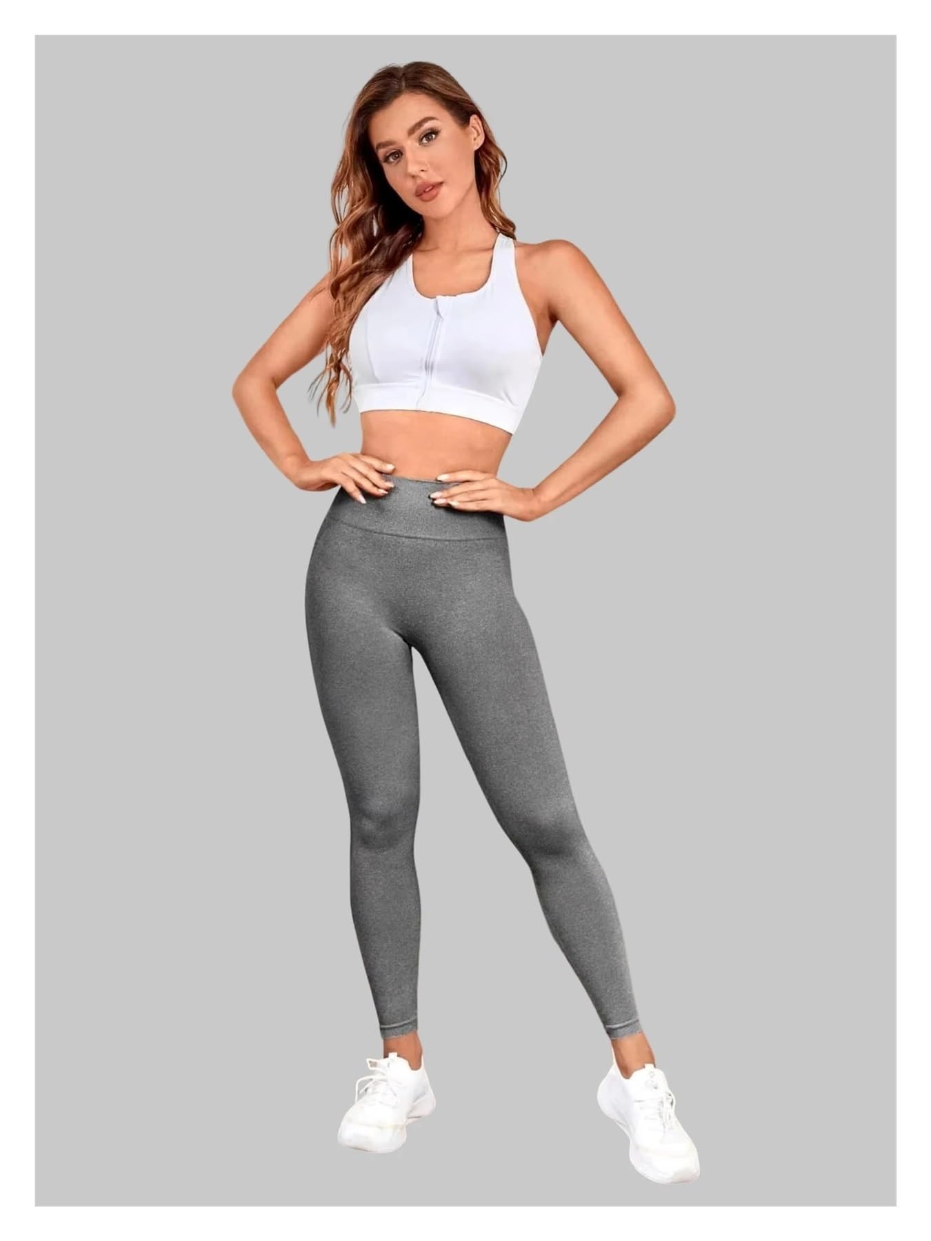 Leggings da donna senza cuciture in maglia Collant elastici in vita Palestra Allenamento Corsa Pantaloni sportivi Fitness Pantaloni da yoga for sollevamento dell'anca(Pink,S (for 50-57.5 kg))
