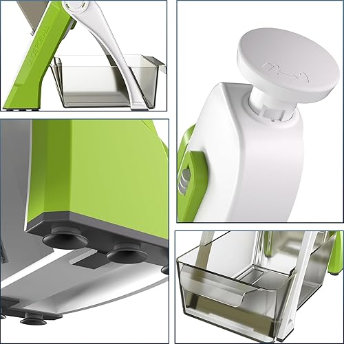Miniatura 7 de SupMaKin Upgrade Safe Mandoline Slicer, Vegetable Chopper, Potato Slicer 4 Modes Adjustable Thickness Food Cutter, Kitchen Chopping Artifact