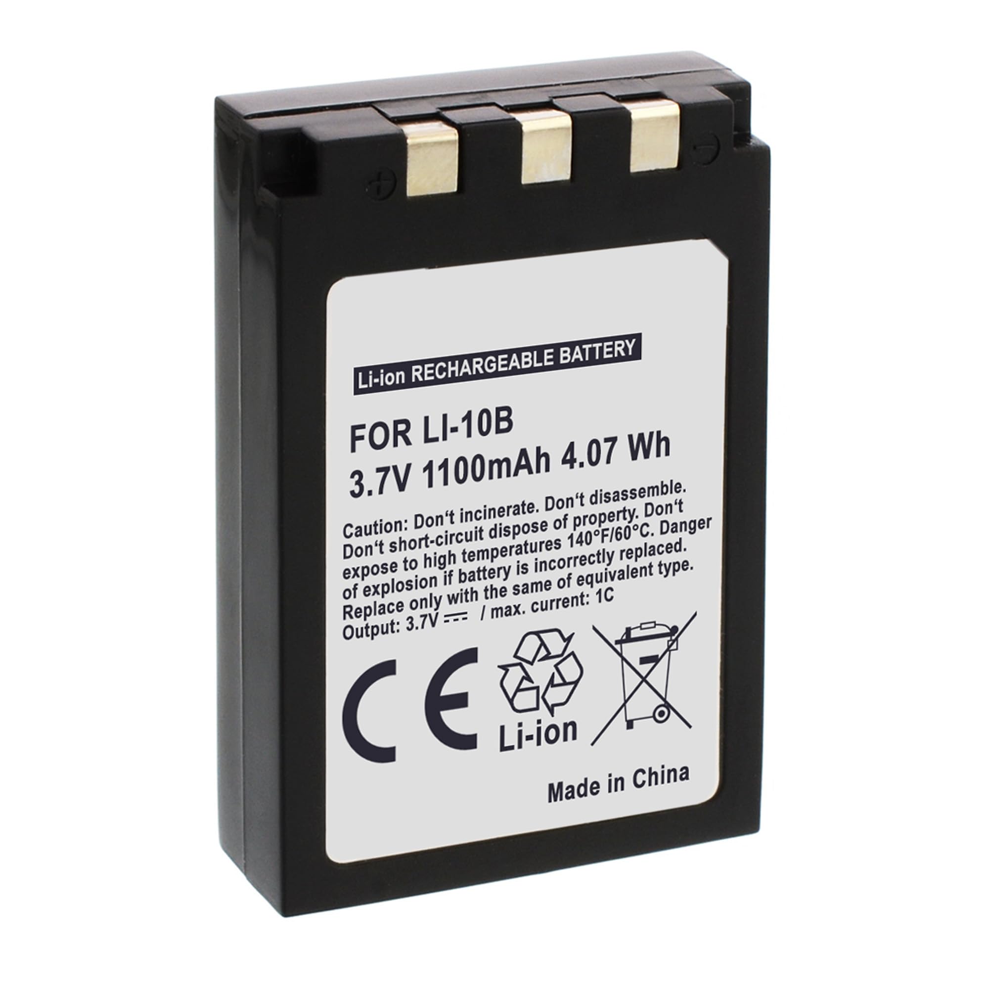 Batterie 1090mAh type Li-10B LI-12B DB-L10 DB-L10A pour Olympus u 410
