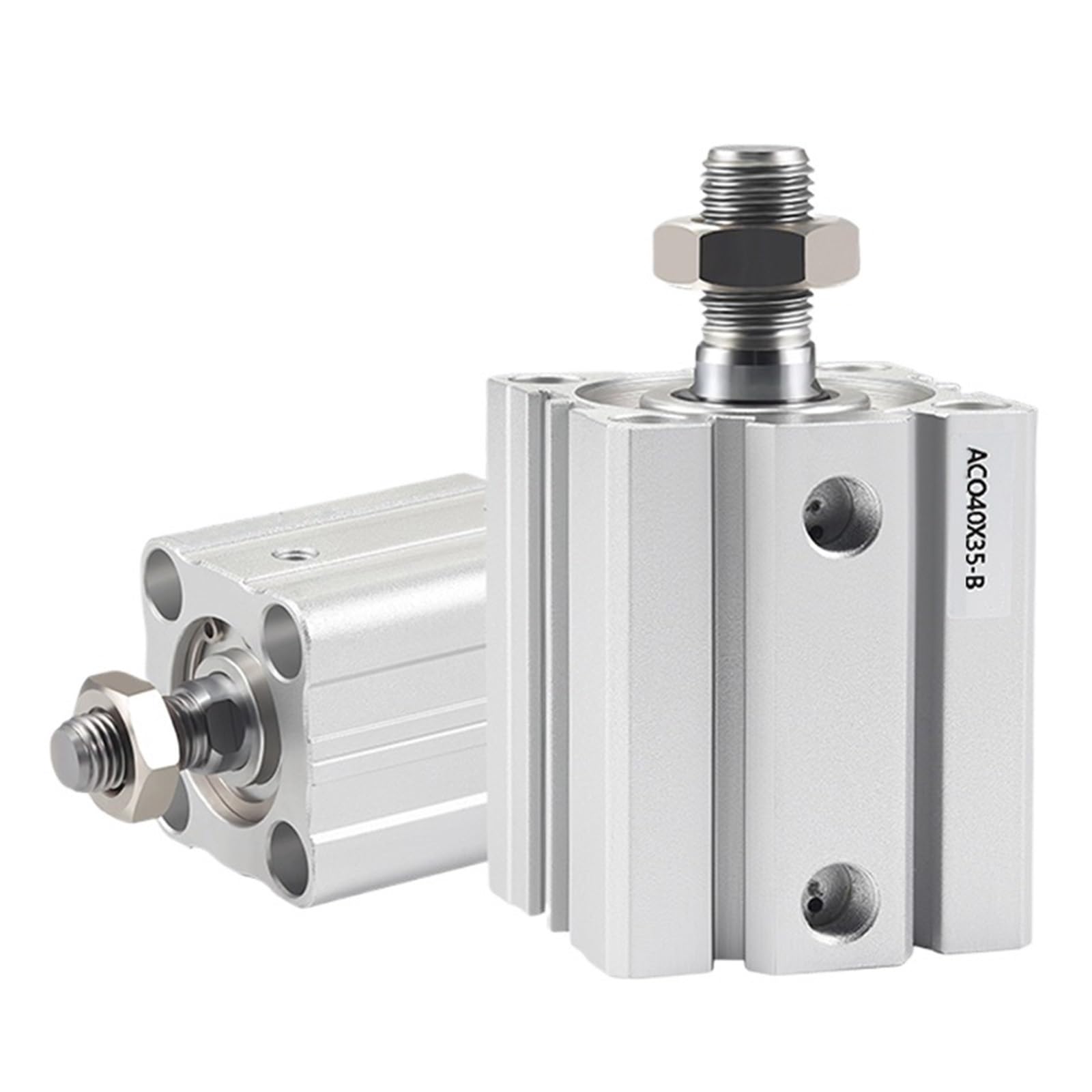 Cylindre pneumatique ACQ50 course 80mm compact à double effet sans aimant