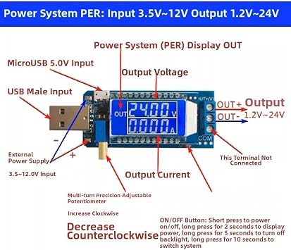 USB Voltage for stabilizer with LED Display 110W USB Voltage