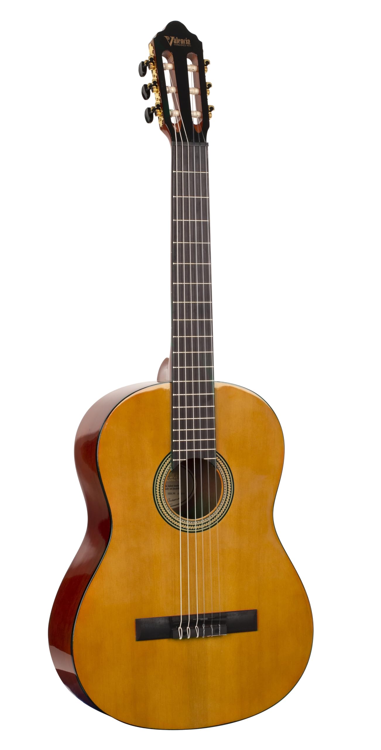 Amazon.com: Valencia VC264 260 Series Classical Guitar, Antique