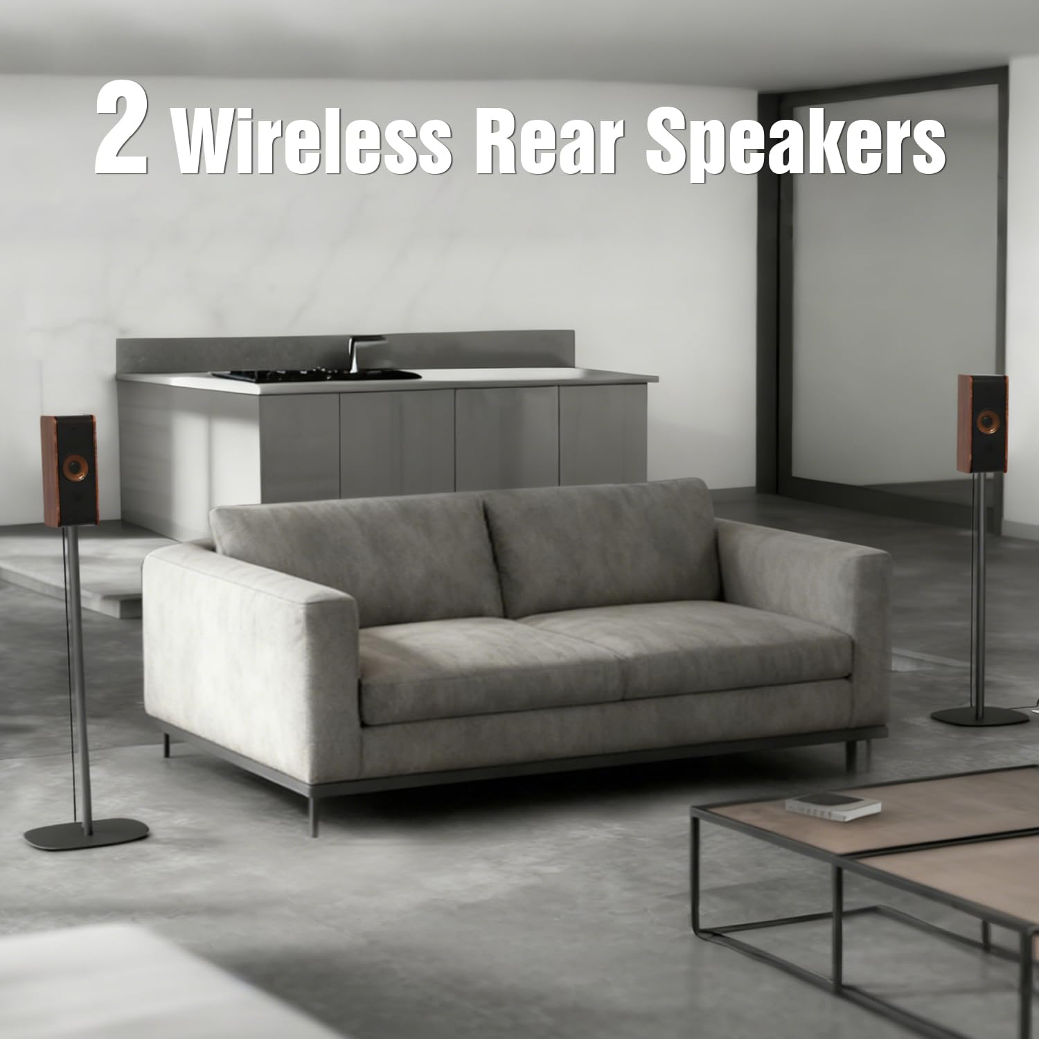 Flagship 5.3.4 - Sistema audio surround con Dolby Atmos, soundbar con 2 surround wireless, tecnologia BassCoupling da 28 Hz, soundbar home theater da 800 W per Smart TV w/eARC, BT 5.4