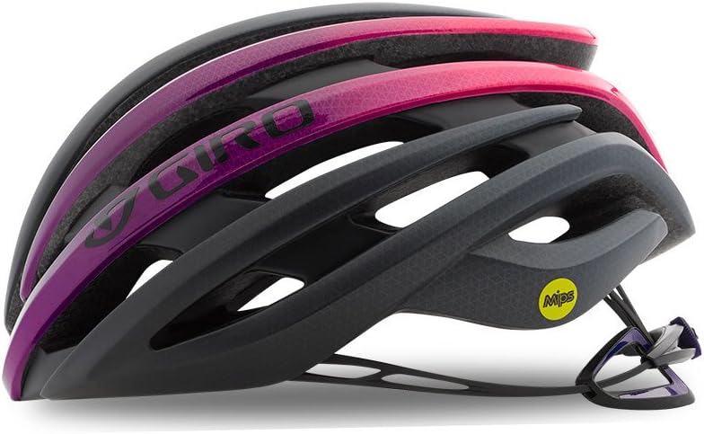 Giro Ember MIPS Womens Road Cycling Helmet - Matte Black/Bright Pink (Discontinued), Small (51-55 cm)