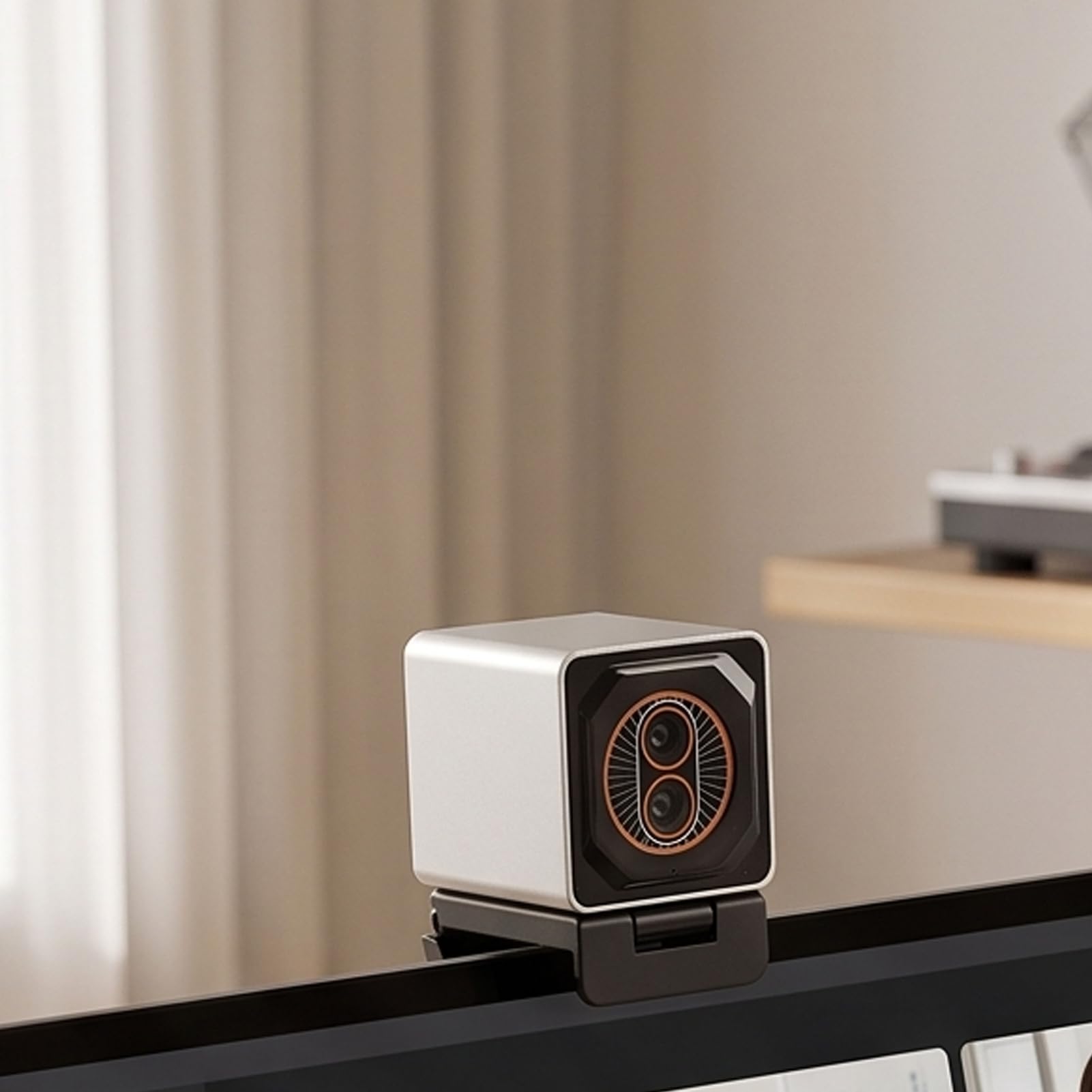 Cuifati Webcam 4K, Telecamera per Streaming Live a 30 Fps con Grandangolo da 75 Gradi, Messa a Fuoco Automatica PDAF, Microfono con Cancellazione del Rumore, Telecomando, per