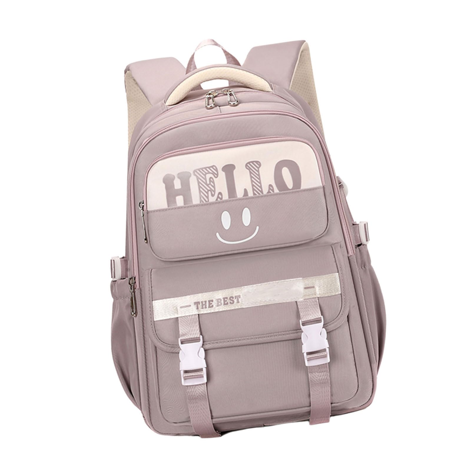 Mochila de tela Oxford juvenil de gran capacidad para estudiantes en la escuela 8