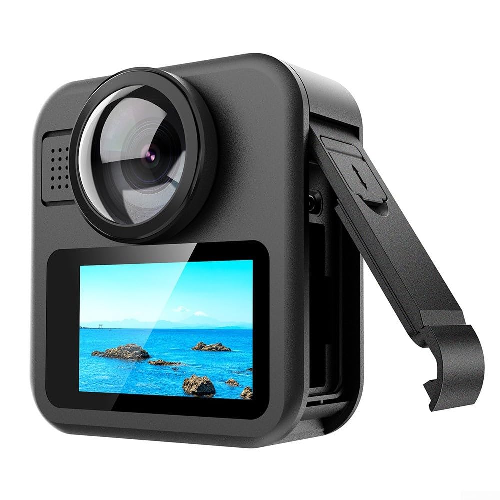Couvercle de batterie en ABS pour Go Pro Max2, couvercle de batterie étanche pour porte latérale, accessoire de protection essentiel