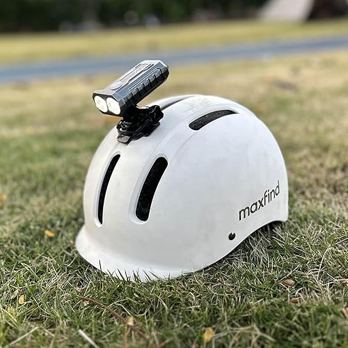 Miniatura 7 de Skateboard Lights - Dual Beam Front Light with Quick-Release Mount, 100 FT Visibility, USB Rechargeable, Designed for Night Riding, for Helmet,
