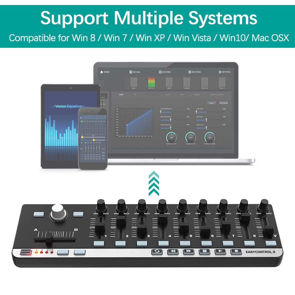 DTM・DAW Japanese Pops MIDI Monthly Vol.9 SMF EOS Amazon.com: EasyControl.9 Portable Mini USB 9 Slim-Line Control