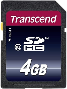Transcend 4GB Class 10 SDHC Card TS4GSDHC10