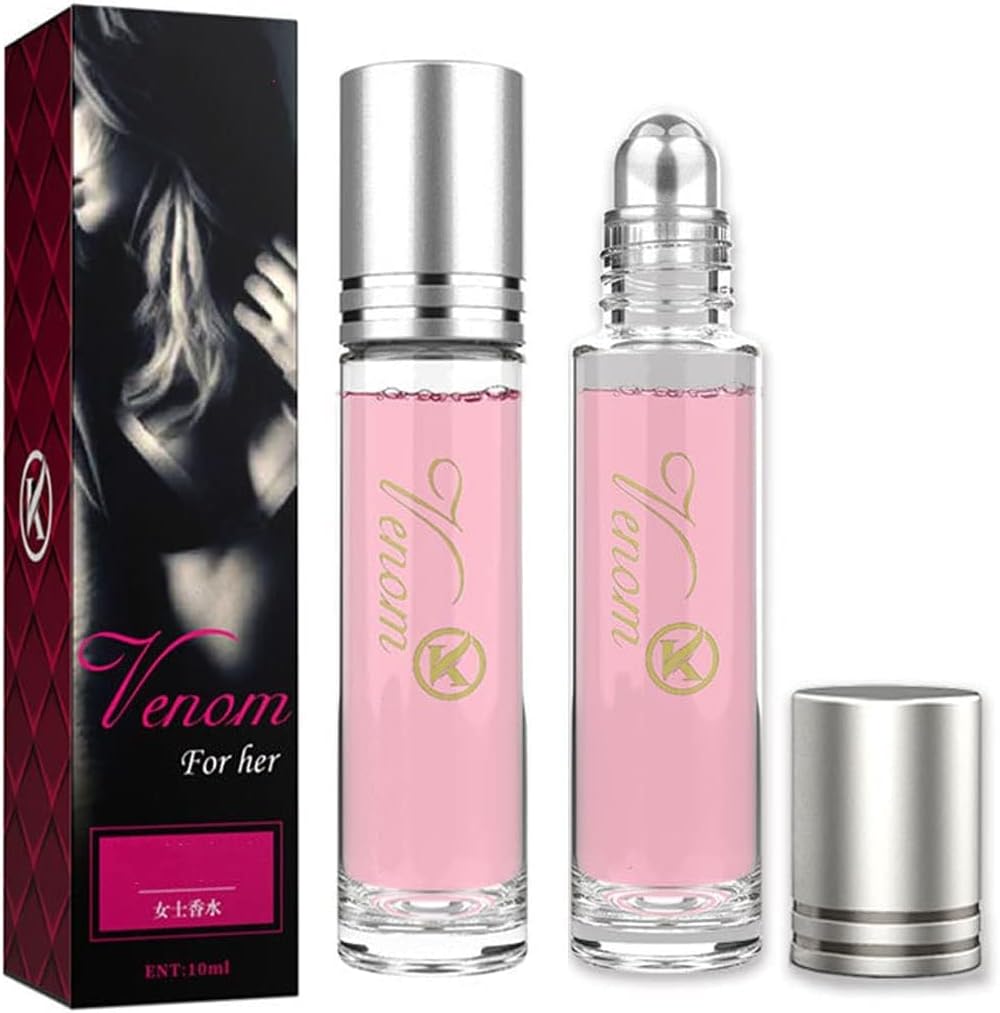 Aimery Women Pheromone Perfume - 2 pcs Phero Perfume Long-lasting and Addictive Personal Roll-on Pheromone Perfume Cologne Oil Fragrance for Women to Attract Men
