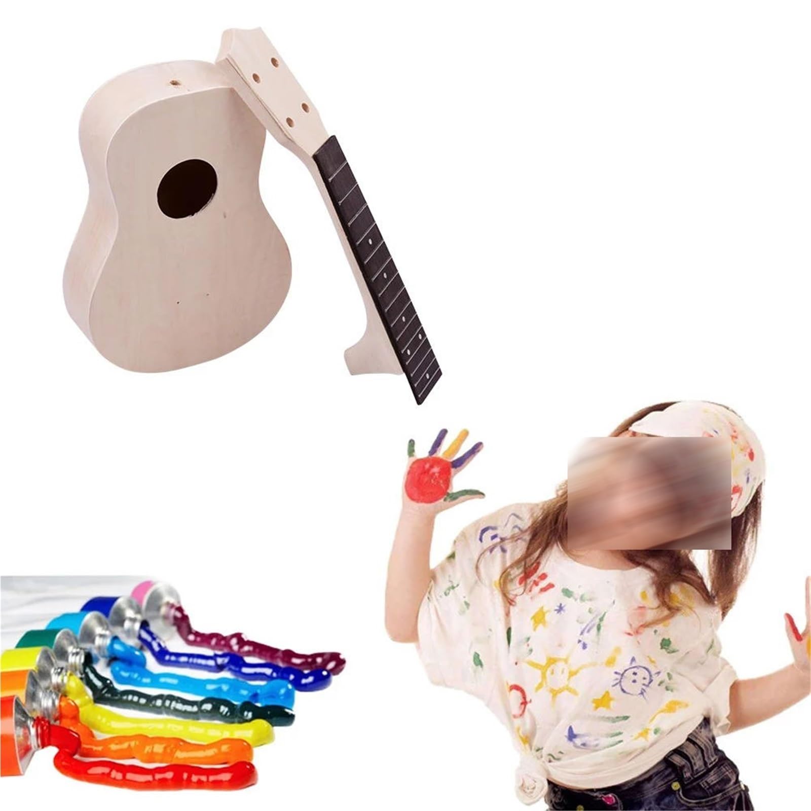 Ukelele Principiante Kit Hawaiano Sin Terminar Para Ukelele Agudo De Arce 21 Pulgadas