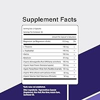 Vista 6 de SleepSupport - Ayuda natural para dormir para adultos para ayudar a promover la calma y la relajación - Suplemento orgánico para dormir