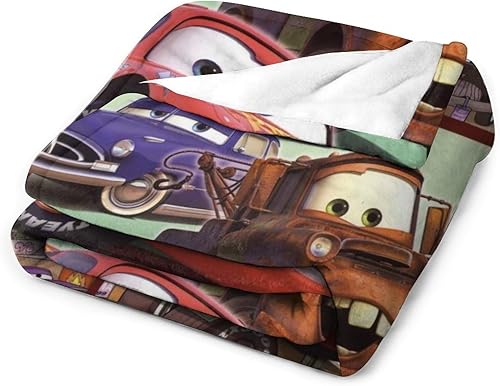 Miniatura 3 de Manta de película de automóvil de dibujos animados, súper ultrasuave, manta de franela para todas las estaciones, manta de aire acondicionado para