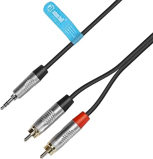 Adam Hall Cables 4 STAR YWCC 0150 - Y-Kabel Rean 2 Cinch x Miniklinke TRS