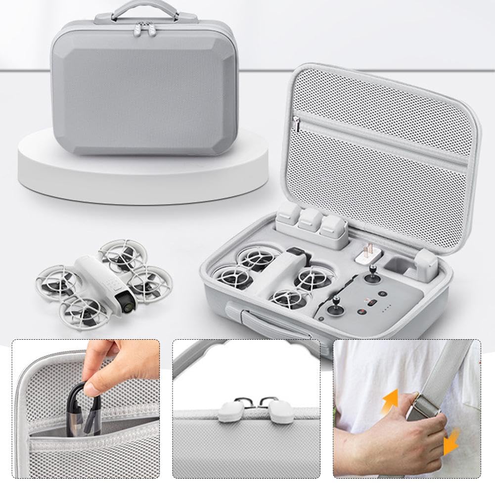 Étui De Transport Pour DJI NEO 2 - Sac De Rangement EVA Avec Compartiments - Protection Et Portabilité