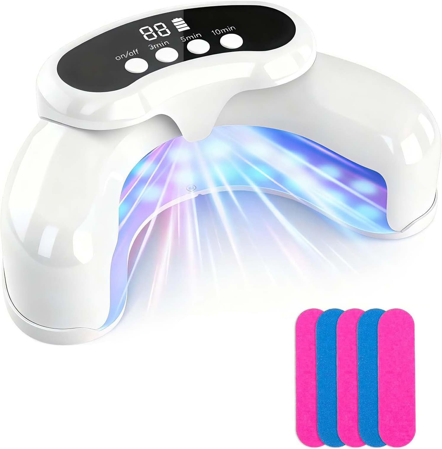 Nail Fungus Laser Treatment LED Light Device-Nail Fungus Treatment,Solution for Damaged Discolored Thick Toenails & Fingernails