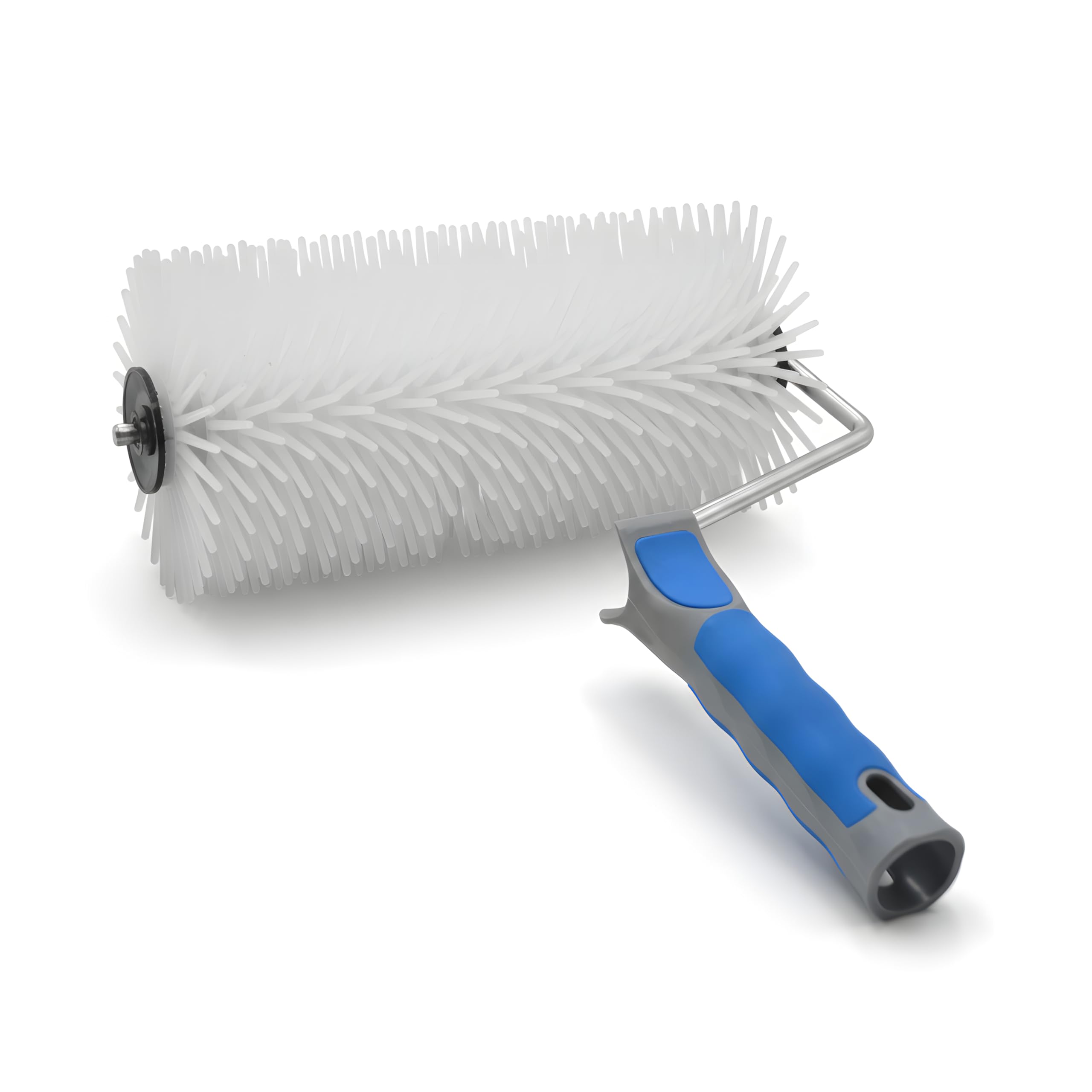 DEWEPRO Entlüftungsroller Stachelwalze ø123mm x 230mm Breite - Handstachelwalze mit 40mm Stachellänge - Entlüfterrolle, Entlüftungswalze - Igelwalze in Profi-Qualität