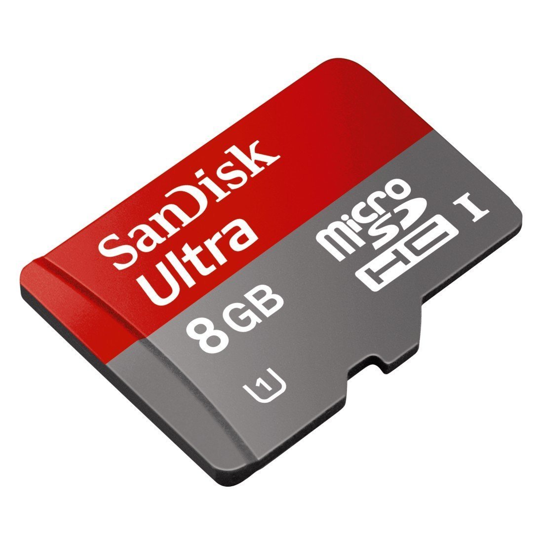 Tarjeta MicroSDHC SanDisk 8GB memoria UHS-1 Class 10 con adaptador SD