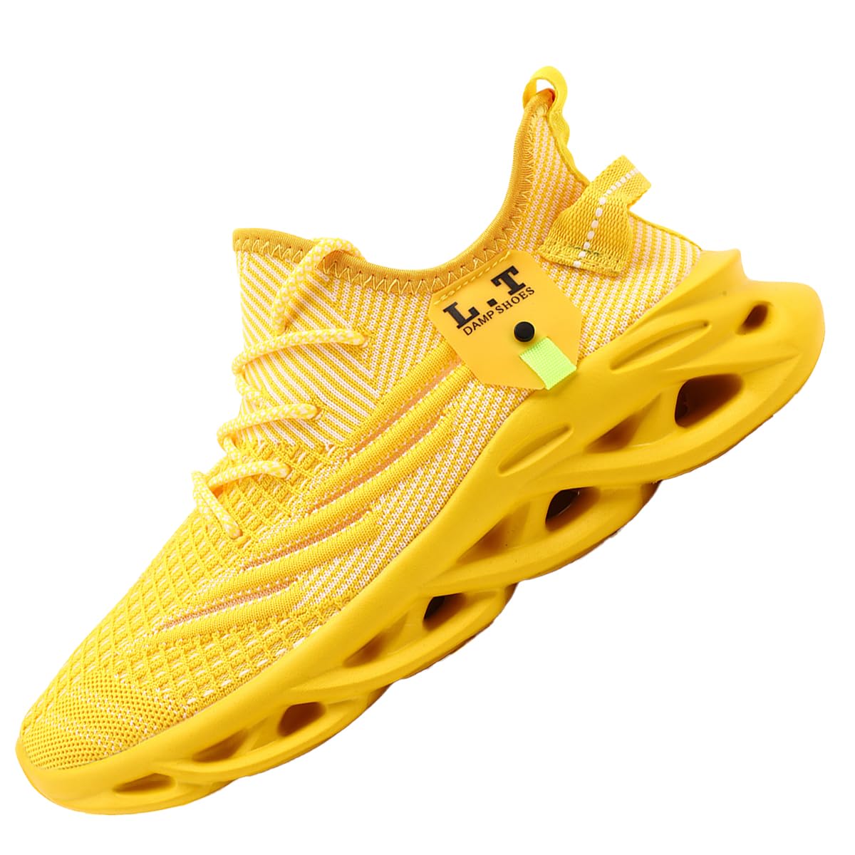 ZDFQLGV Modische lässige Fitness Laufschuhe Sneakers für Herren Leichte atmungsaktive Wander Arbeiten Sportschuhe rutschfeste Weiche Bequeme verschleißfeste Tennisschuhe
