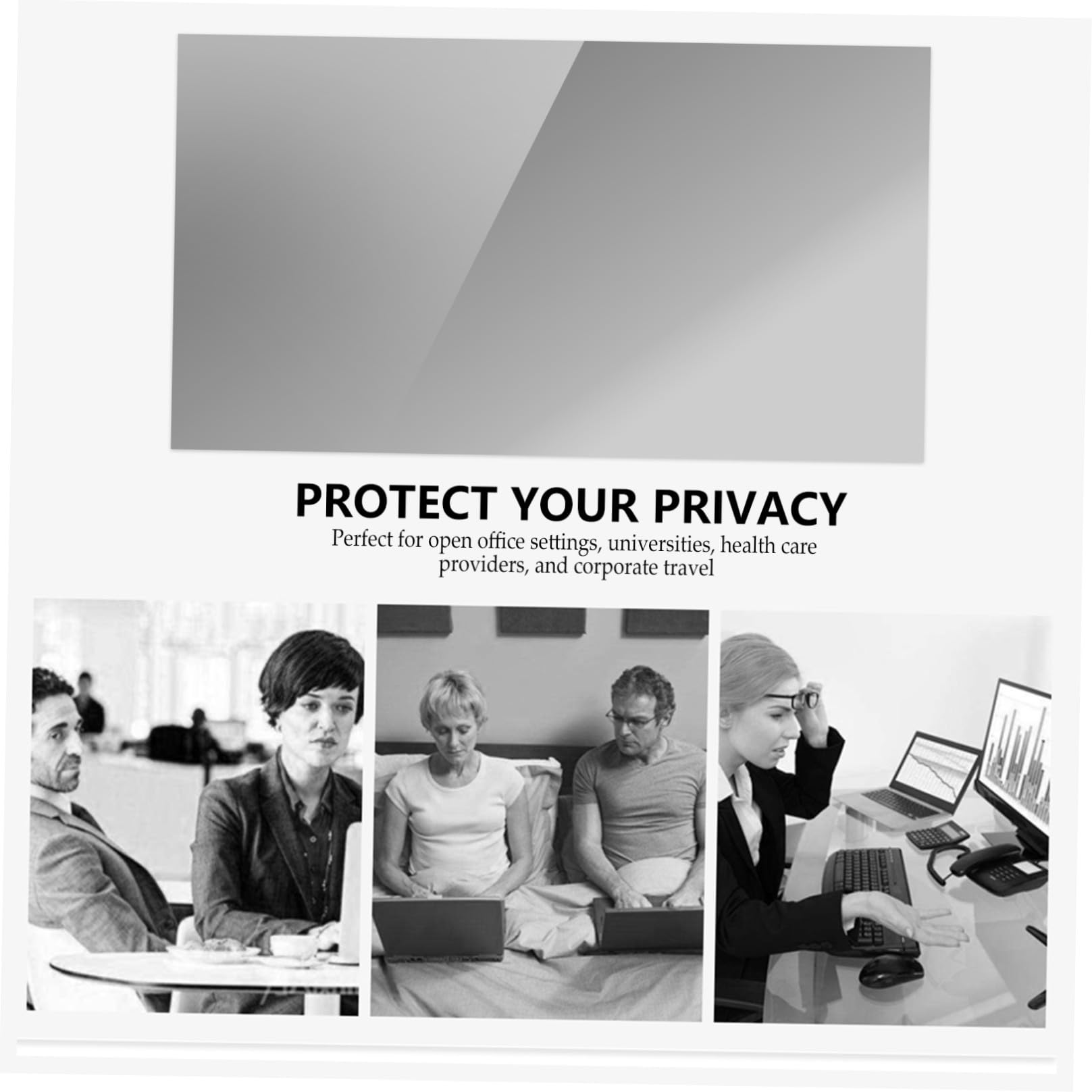 Tofficu Pellicola Protettiva per Privacy Laptop Pellicola Anti-Sguardo per Notebook Filtro Schermo Accessorio Computer