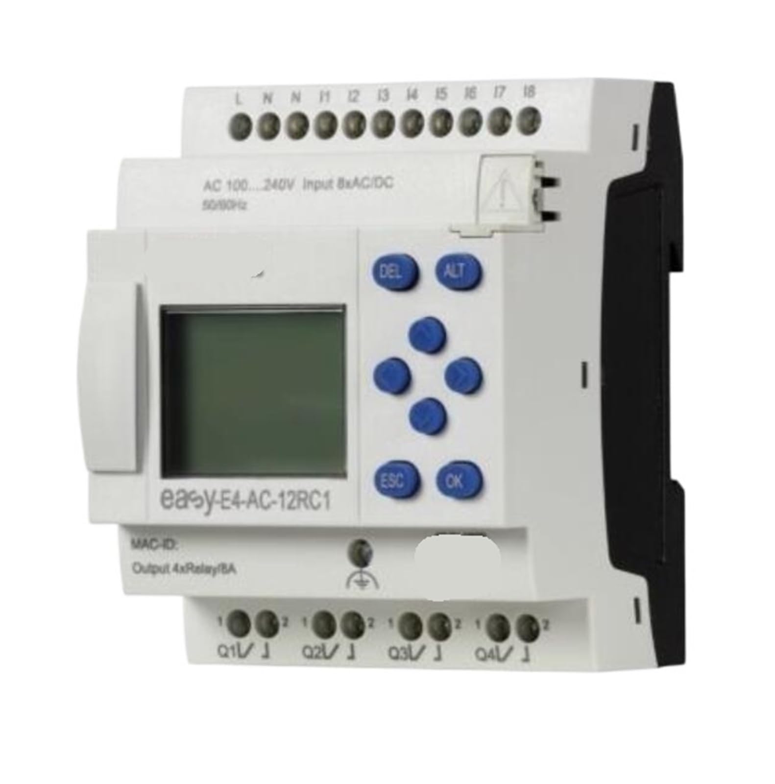 TSCFHGQI 197215 EASY-E4-AC-12RC1 Control relays, Expandable, 100-240 V AC, 100-240V DC