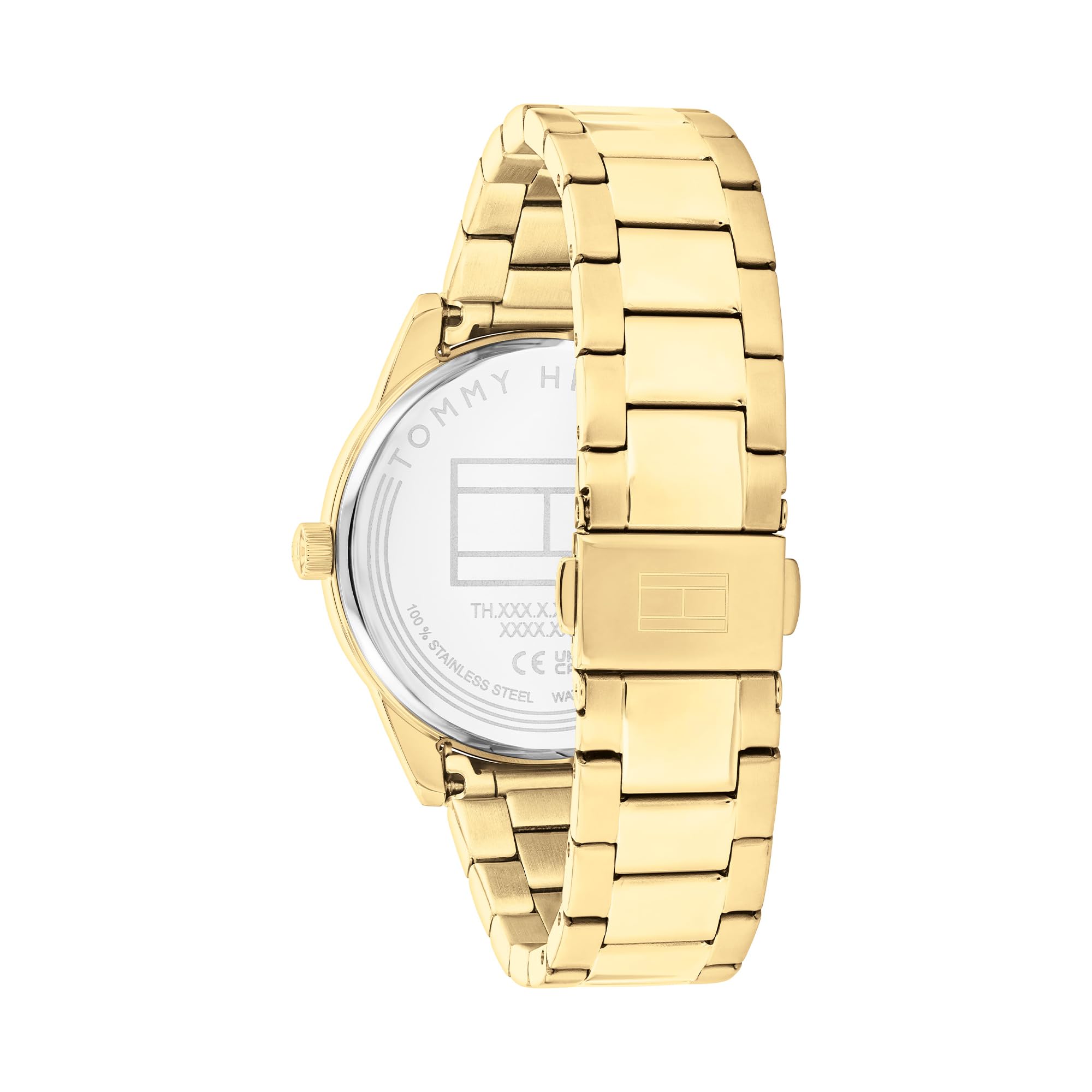Tommy Hilfiger Multi Zifferblatt Quarz Uhr für Damen mit Edelstahlarmband