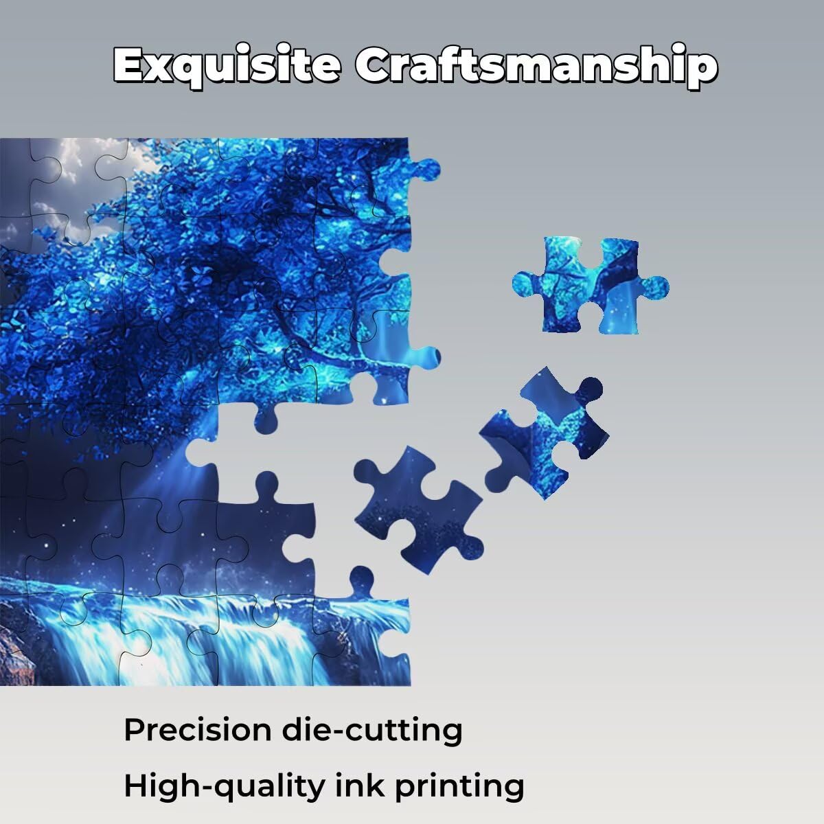 Puzzle 1500 sztuk, Puzzle Krajobraz, Drewniane Puzzle 87x57cm -1474