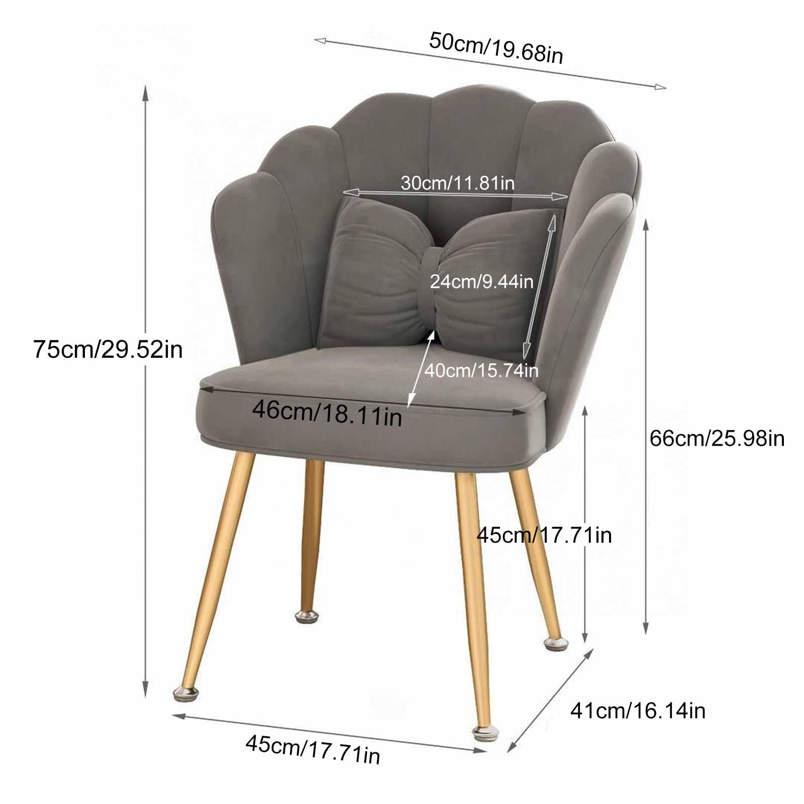 Aksamitne krzesło do wanny stylowe krzesło akcentujące z metalowymi nogami idealne do domowego biura sypialni salonu jadalni biało-szara pojedyncza sofa