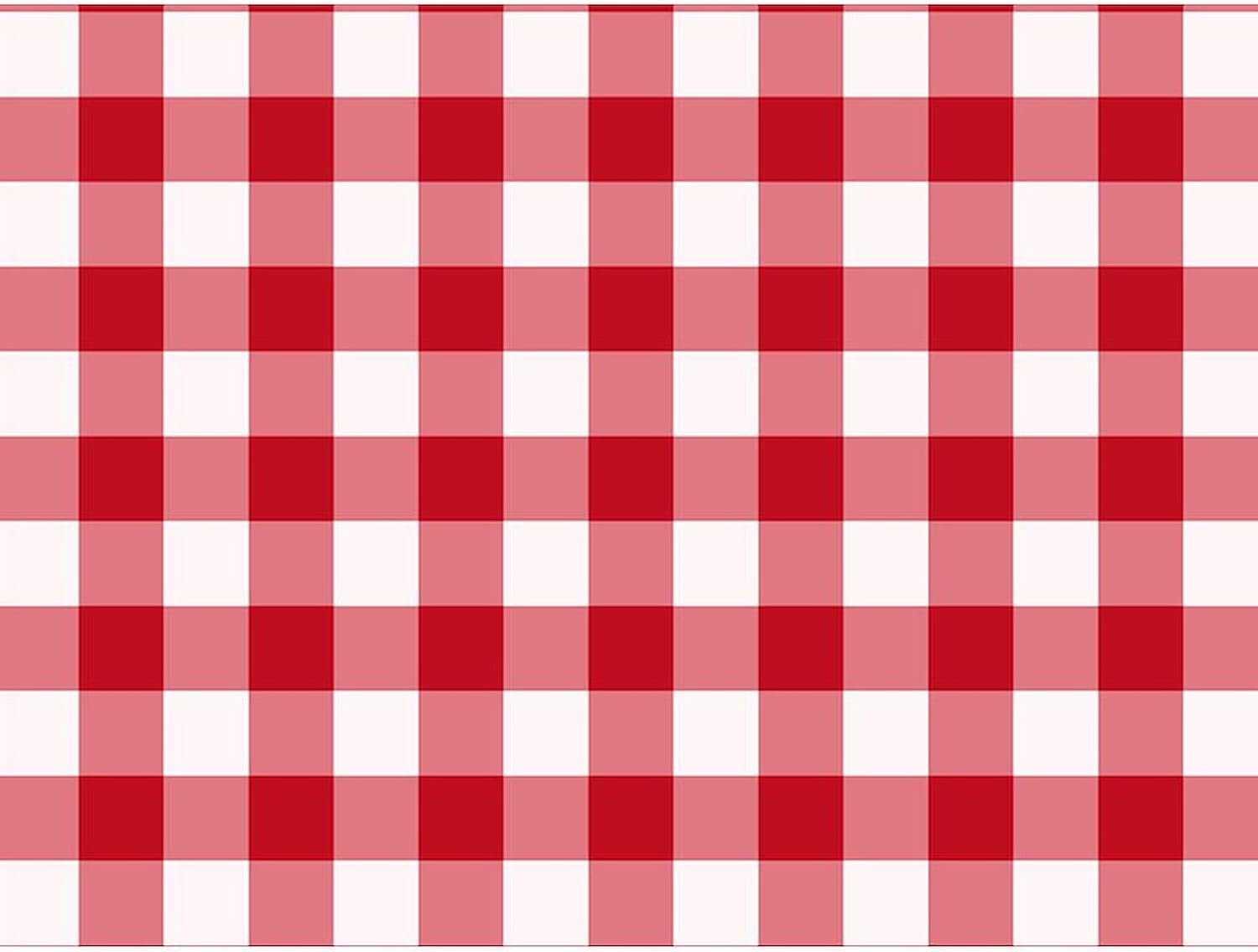 CafePress Red White Gingham Zipper Makeup Pouch, 8.5"x6"