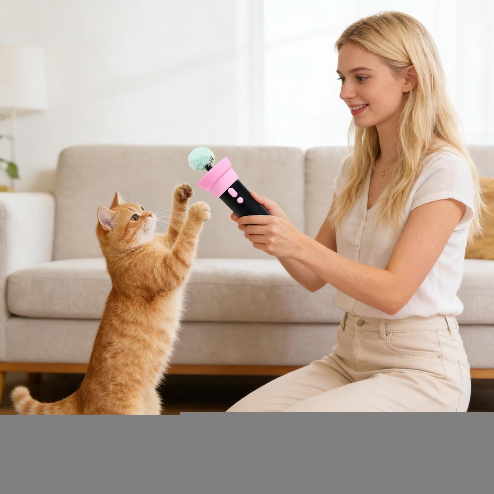 Jouet Interactif pour Chat Jouet Électrique Stimulant pour Chat | Anti-Stress Destiné à la Maison, Soulagement Ennui , Entraînement, Divertissement Intérieur,