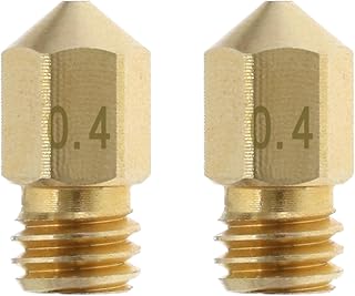 2PCS MK8 3D Printer Nozzles 0.4mm High Flow CHT Brass Nozzles Extruder Nozzles 3D Printer Extruder Parts Support 1.75mm 3.0mm Filament
