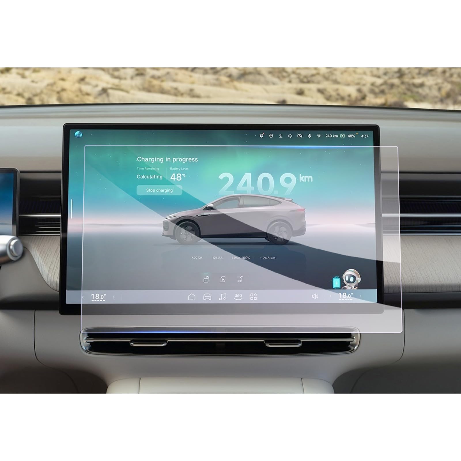 GAFAT Compatible avec le nouveau film de protection d'écran de navigation 2025 Xpeng G6 2026 2027 15,6", en verre trempé pour écran tactile X peng 2026 15,6", accessoires Xpeng G6, HD, résistant aux