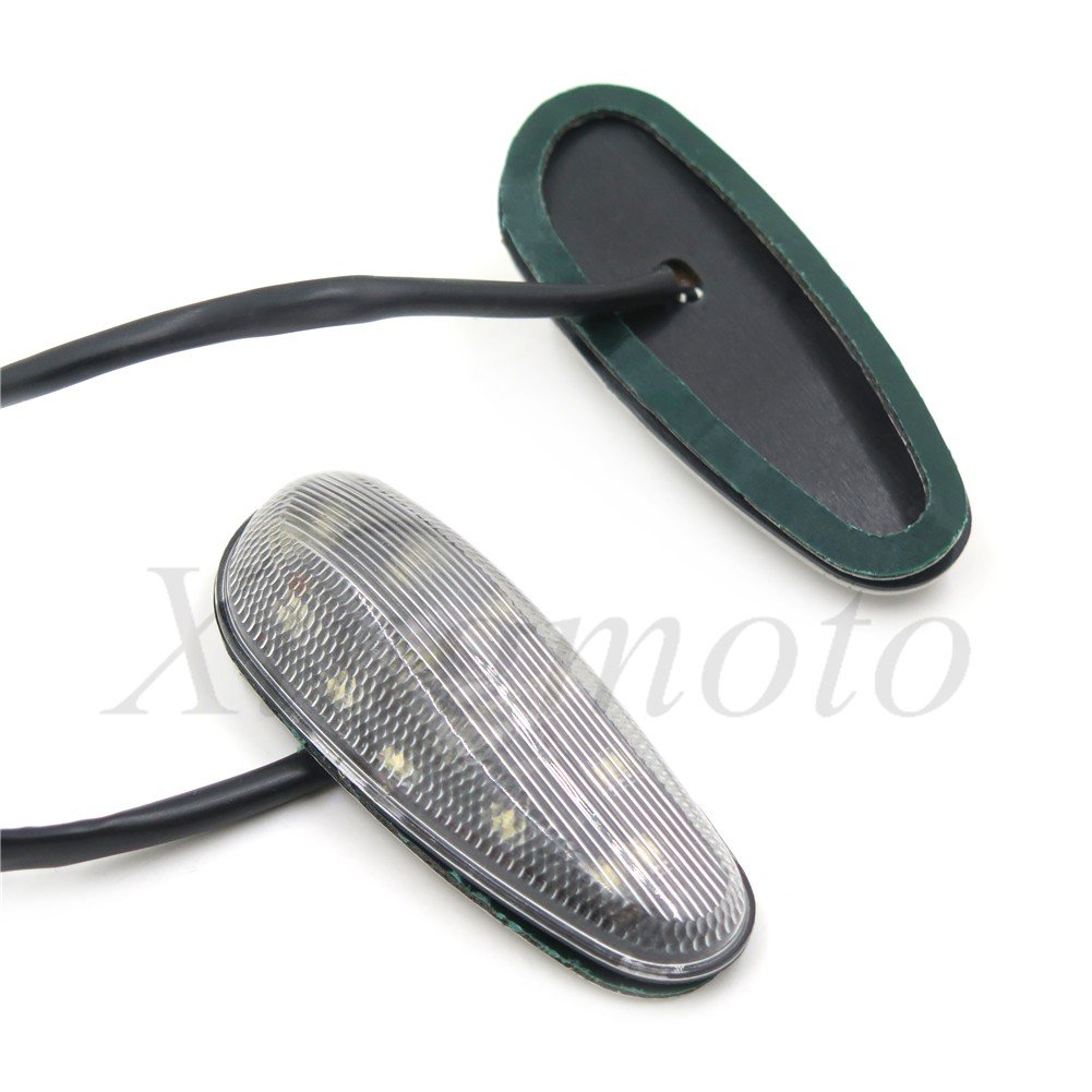 Clear LED Turn Signal Lights – Fits Suzuki GSXR 600 / 750 / 1000 (2001-2004)