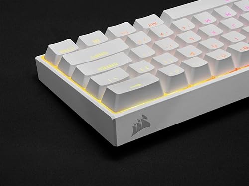 Miniatura 8 de Corsair - K65 RGB Mini con cable 60% mecánico, CH-9194114-NA, Cherry MX Speed Linear Switch Teclado para juegos con teclas PBT de doble disparo -
